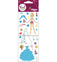 GELİN GİYDİRME STICKER FC-217